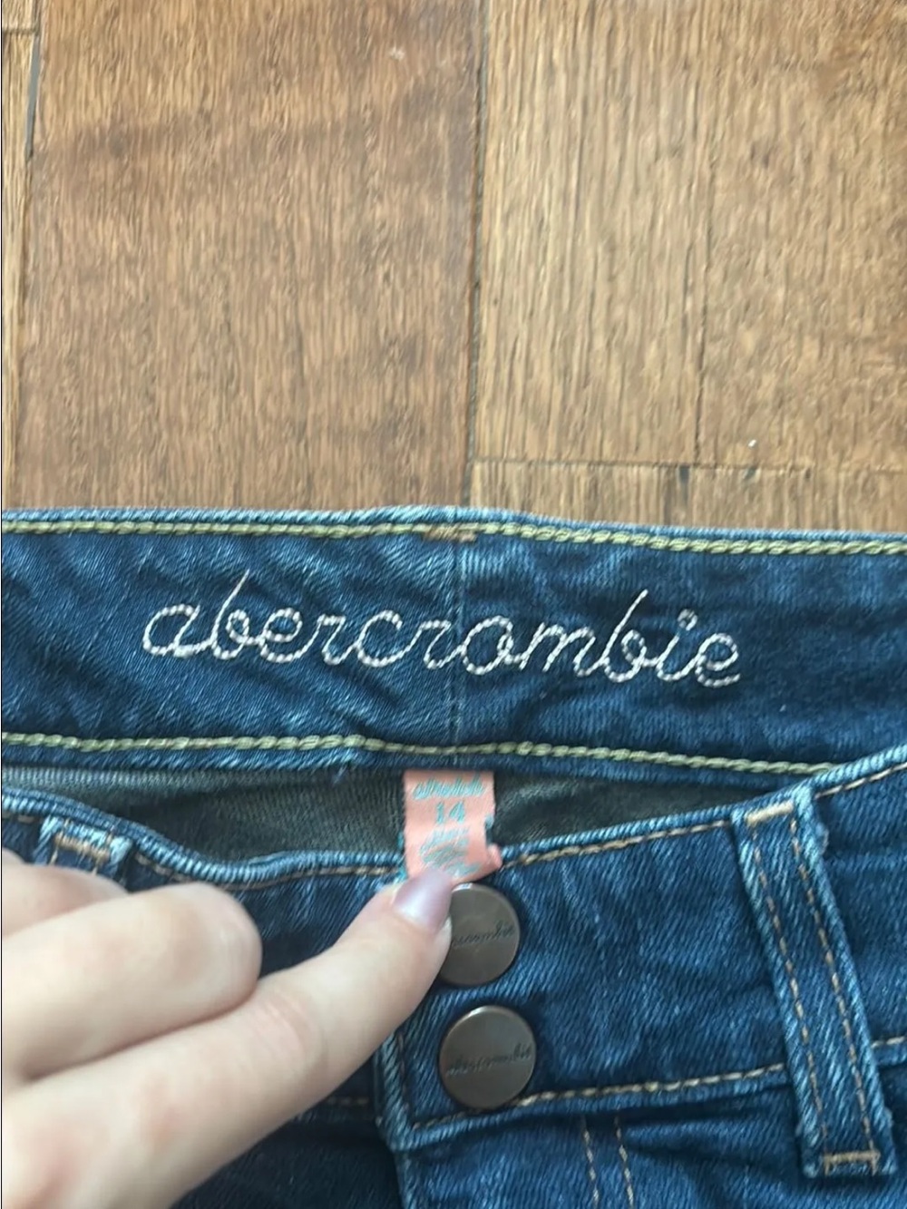 Y2k bella swan Abercrombie bootcut low rise jeans 00 - Picture 4 of 5